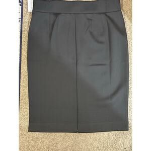 Elloquii Black Skirt, Zipper Slit NWT size 18W Plus Interview Black skirt